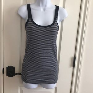 Banana Republic Tank Blue/White Striped SZ M